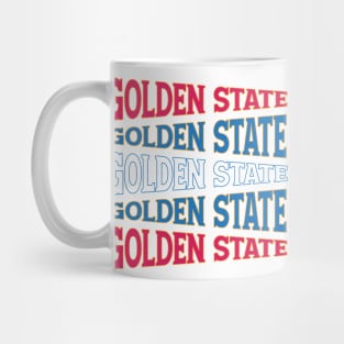 NATIONAL TEXT ART GOLDEN STATE Mug